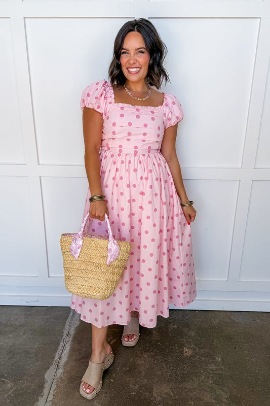 Sweet Summer Scarf Tote in Pink