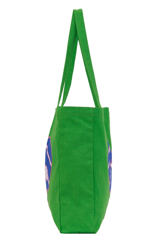 Green Pickleball Canvas Tote Bag