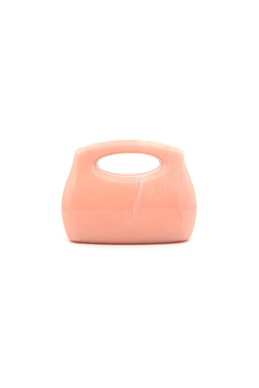 The Moorea Acrylic Handbag in Pink