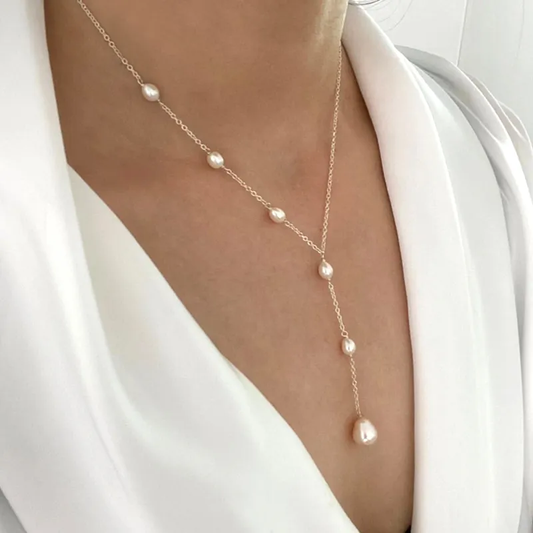 Necklace with Vintage Pendants and Pearls