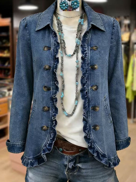 Alaina – Frill Trim Jacket