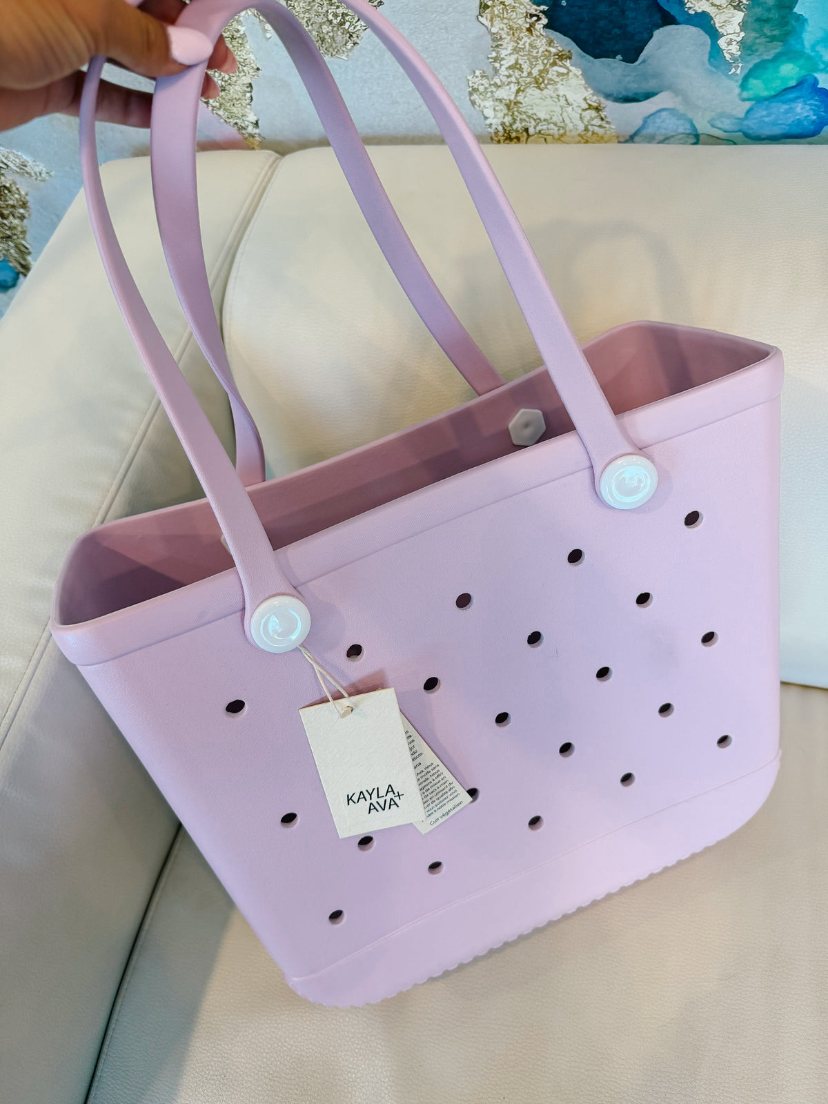 Everyday Carryall Medium Tote In Lavender