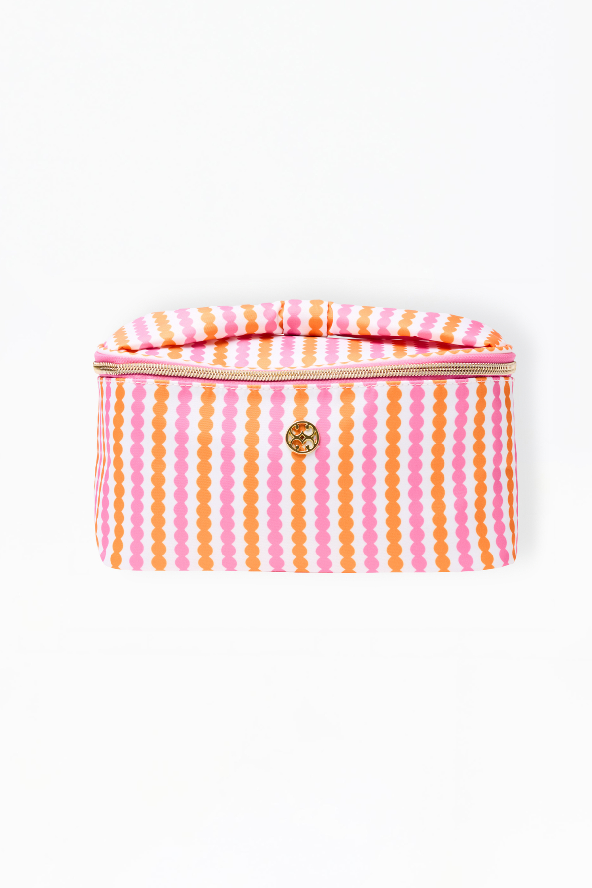 Kiss And Makeup Cosmetic Bag in Sun Stripe by Simply Aussie Boutique