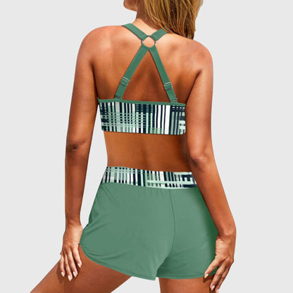 Janelle - High-Waisted Ribbed Bikini