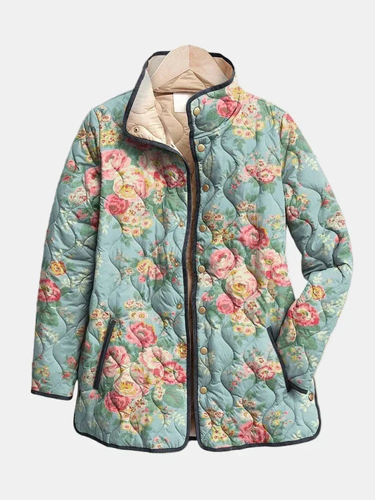 Eliza | Women's Floral Quilted Jacket