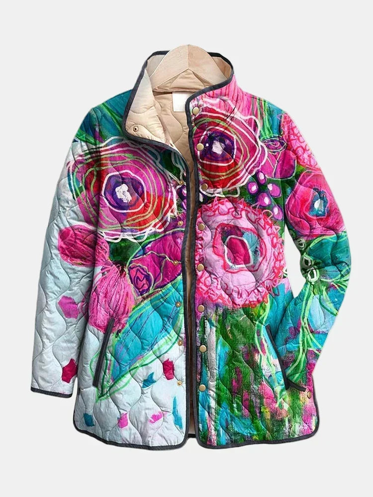 Holly | Women's Chic Floral Print Jacket