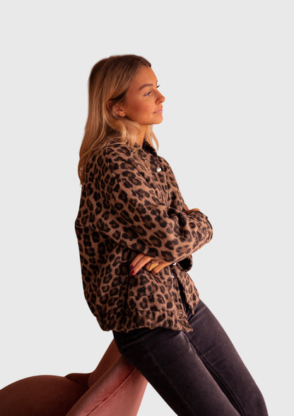Elodie | Women's Stylish Leopard Print Jacket