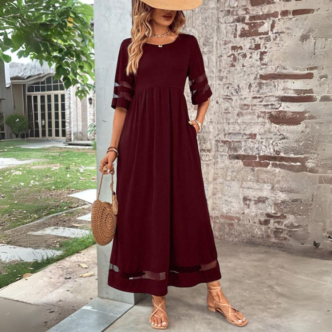Aubrey – Flattering Tummy-Smoothing Midi Dress