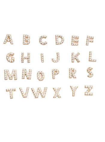 Initial Earrings