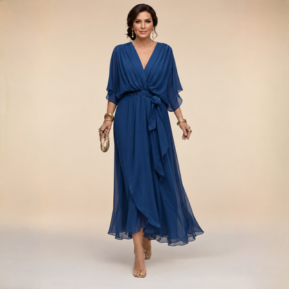 Clara | Wrap V-Neck Dress