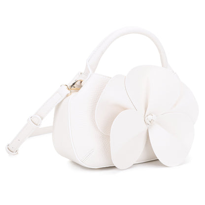 The Camellia Bloom Crossbody in Ivory