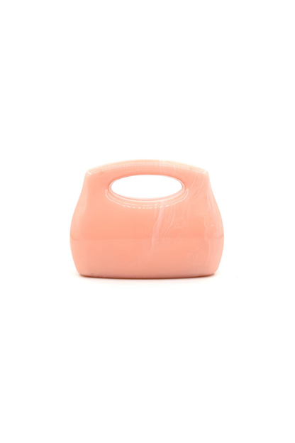 The Moorea Acrylic Handbag in Pink