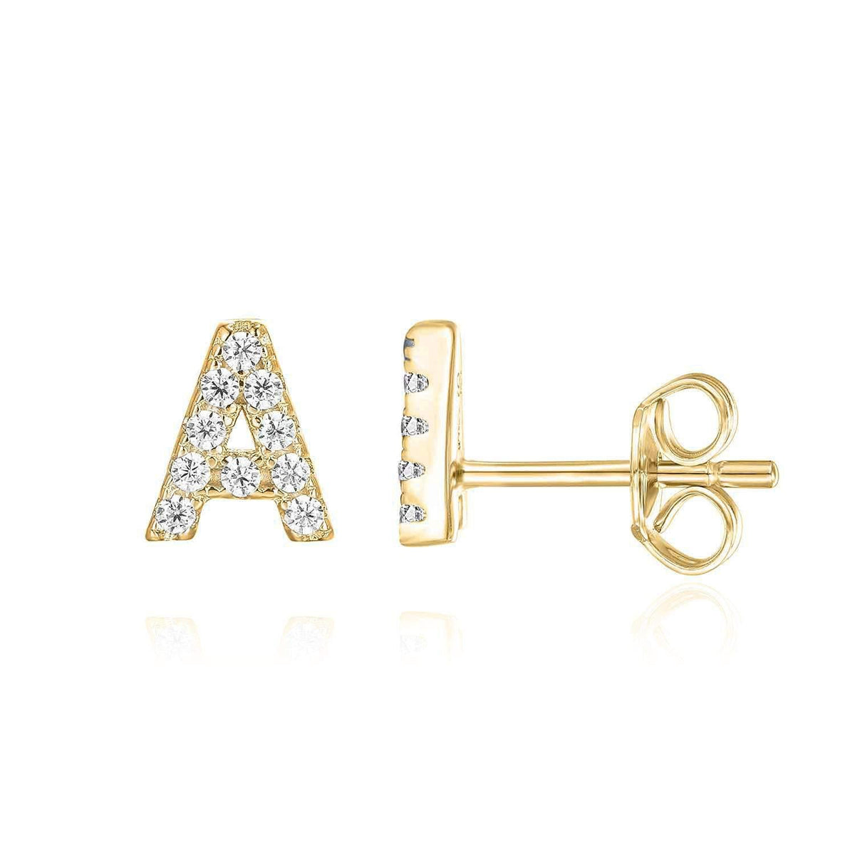 Initial Earrings