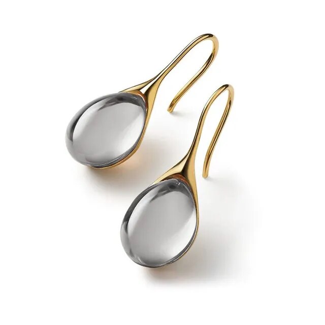 Earrings made of gold and silver jewellery