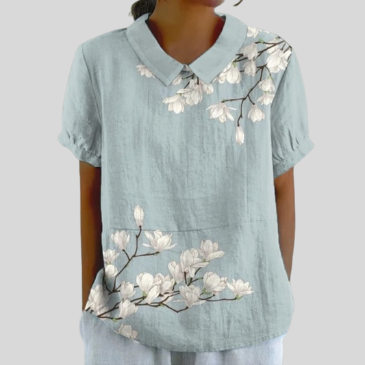 The Rosemonde Collared Blouse