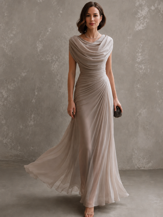 Jenna | Draped Maxi Dress