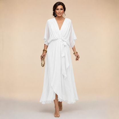 Clara | Wrap V-Neck Dress