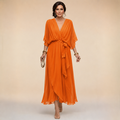 Clara | Wrap V-Neck Dress