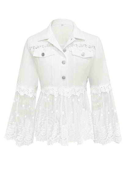 Sunnelace | Lace-Panel Jacket