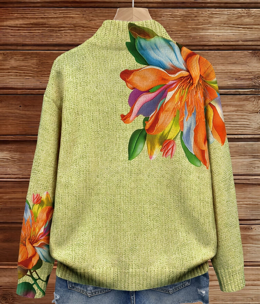 Sidonie | Vibrant Tropical Lily Floral Print