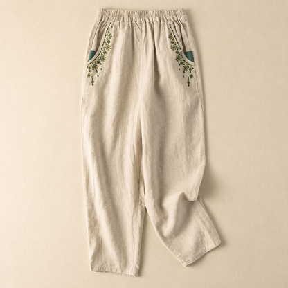The Giovanna Embroidered Trousers