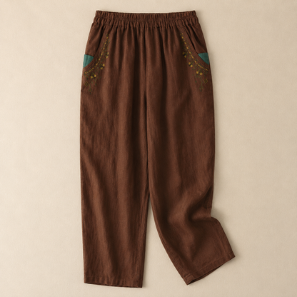 The Giovanna Embroidered Trousers